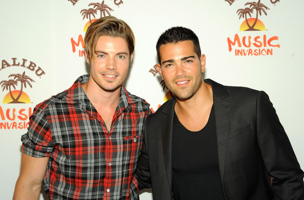 Josh Henderson and Jesse Metcalfe attend Malibu Music Invasion 2012 - NYC Tour Stop at Beekman Beer Garden on August 2, 2012 in New York City. 
